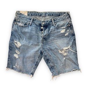 Mens Abercrombie jean shorts